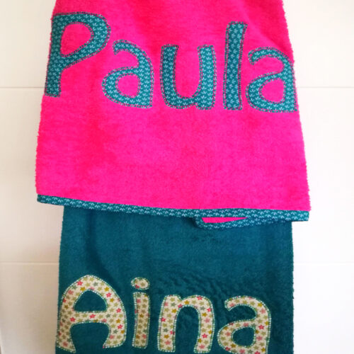 Personalized children's towels