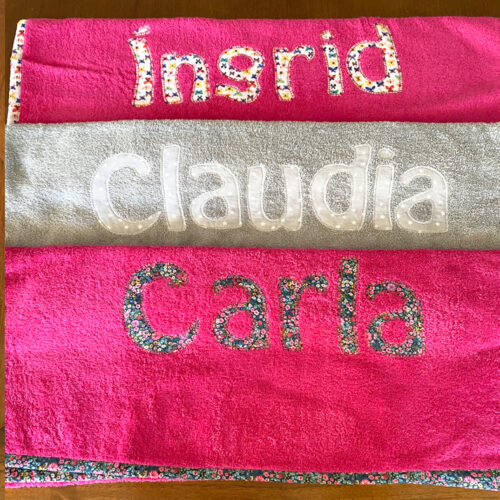 Personalized children's towels