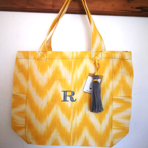 Mallorcan ikat shopping bag