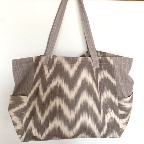 Mallorcan ikat shopping bag