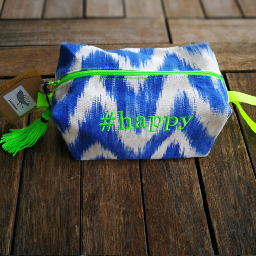 Personalized Mallorcan ikat pencil case